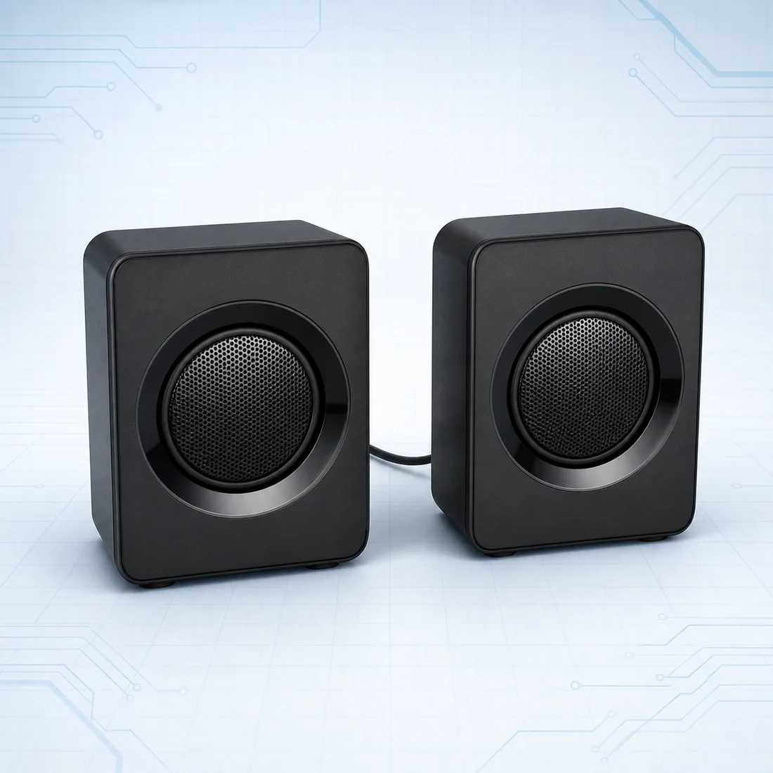 Compact USB Desktop Speakers (Pair)
