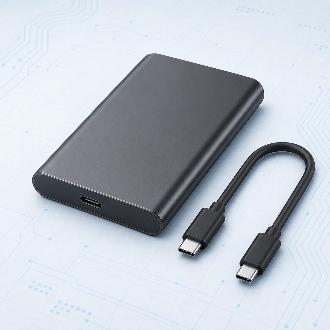 2TB USB-C Portable External SSD